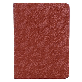 Sổ Vivaone Bìa PU Cao Cấp Hoa (10 x 14cm) – Nâu