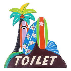 Bảng Treo Gỗ Toilet