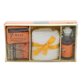 Bộ Quà Tặng Spa Xà Phòng, Khăn Tắm, Dầu Massage