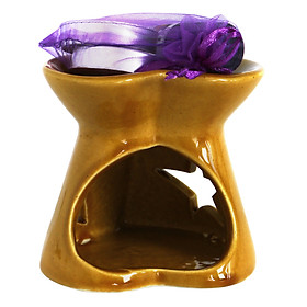 Bộ Quà Tặng Tinh Dầu, Đèn Tinh Dầu, Nến - Mùi Cam - Màu Ngẫu Nhiên