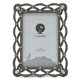 Khung Hình Sắt Hoa Ngọc Trai - Size 10 x 15