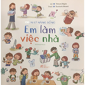 Hình ảnh sách Em Làm Việc Nhà - Ehon Kỹ Năng Sống