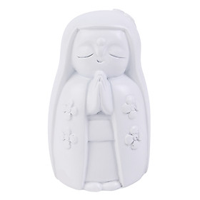 Tượng Áo Hoa - Trắng