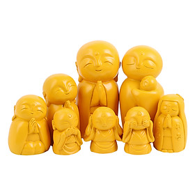 Bộ Tượng Gia Đình Sum Vầy (Combo 8 Tượng) - Vàng