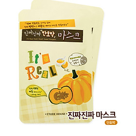 Mặt Nạ Etude It's Real Mask Sheet Sweet Pumpkin