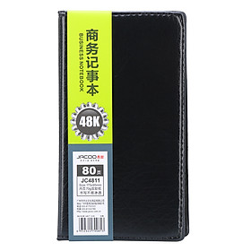 Sổ Da Nhỏ Dài JC 4811 - Đen