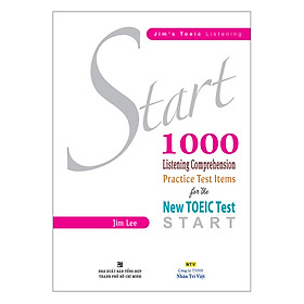 Nơi bán Start 1000 Listening Comprehension Practice Test Items For The New TOEIC Test (Kèm CD) - Giá Từ -1đ