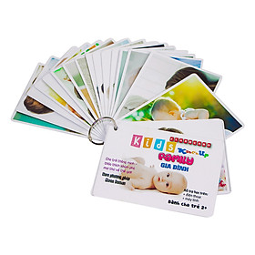 KatchUp Flashcard Tiếng Anh Cho Bé - Gia Đình - High Quality