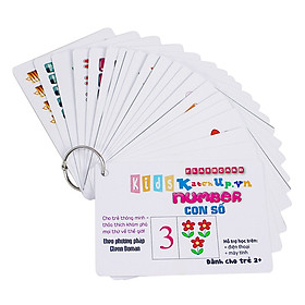 KatchUp Flashcard Tiếng Anh Cho Bé - Số - High Quality