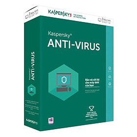 Kaspersky Anti Virus Cho 3 Máy Tính - KAV3U - Hàng chính hãng
