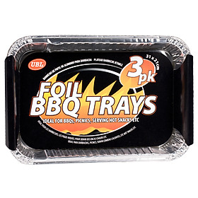 Mua Bộ 3 Khay Giấy Bạc Uncle Bills KC0009 - 31.5 x 21 x 4cm