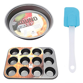Bộ Hai Khuôn Làm Bánh Chống Dính Và Dụng Cụ Làm Bánh Uncle Bills