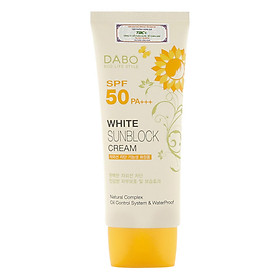 Kem Chống Nắng Dưỡng Da Dabo White Sunblock Cream SPF 50 PA+++ (70ml)