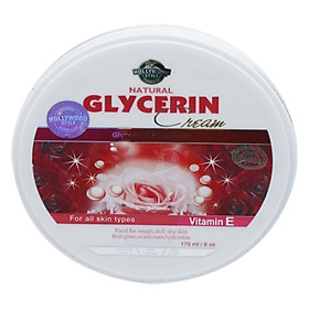 Kem Dưỡng Cung Cấp Glycerin Hollywood Style Natural Glycerin Cream 175ml