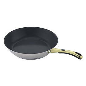 Mua Chảo Chống Dính Inox Nano Tay Cầm Mạ Vàng Kangaroo KG582M - 28cm
