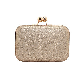 Ví Clutch Dự Tiệc Kim Tuyến Botusi - Vàng - KNT04