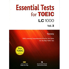 Nơi bán Essential Test For TOEIC LC 1000 Vol 2 (Kèm CD) - Giá Từ -1đ