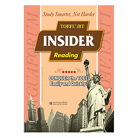 Nơi bán TOEFL iBT Insider Reading - Giá Từ -1đ