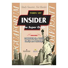 Hình ảnh TOEFL iBT Insider The Super Guide (Kèm CD)