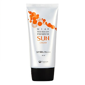 Kem Chống Nắng Poicomonte Pogonia Miae Mild Skin Care Premium Sun Cream SPF 50+ PA+++ (45ml) - LK-PSU