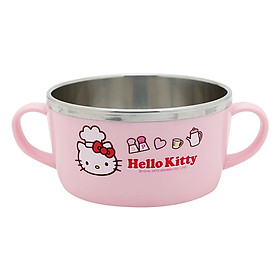 Bát Ăn Cho Em Bé Bằng Thép Không Gỉ Lock&Lock Hello Kitty LKT475 (135 x 95 x 50 mm)