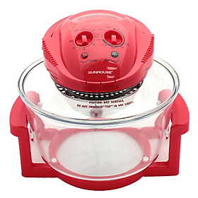 Mua Lò Nướng Thủy Tinh Sunhouse SH416 - Đỏ - Hàng chính hãng
