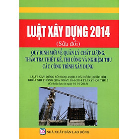 Download sách Luật Xây Dựng 2014 (Sửa Đổi)