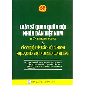 Nơi bán Luật Sĩ Quan Quân Đội Nhân Dân Việt Nam - Giá Từ -1đ