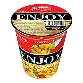 Thùng Mì Ly Enjoy Hương Vị Xương Hầm Và Tôm Thịt