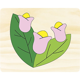 Tranh ghép hoa ly Vietoys VT3P-0126-13