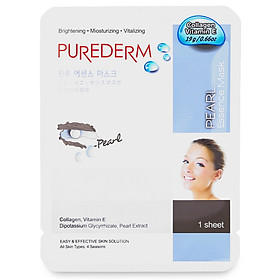 Mặt Nạ Giấy Ngọc Trai PUREDERM 19ml