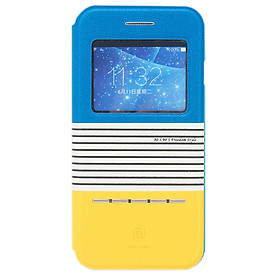 Bao Da Baseus Eden Cho iPhone 6 - Vàng - Xanh