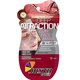 Mặt Nạ Đất Sét Josto Cho Nam - Hương Rượu Vang
