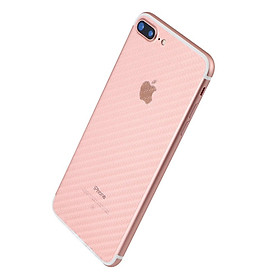 Miếng Dán Mặt Sau Vân Carbon Cho iPhone 7Plus (Trong Suốt)