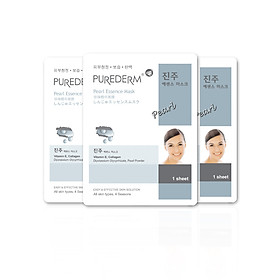 Lô 3 Mặt Nạ Giấy Ngọc Trai PUREDERM 23ml