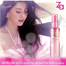 Nước Xịt Khoáng Dưỡng Giúp Cung Cấp Độ Ẩm Tức Thì Và Tăng Sức Đề Kháng Cho Da Za Total Hydration Energy Mist (80ml) - 40217