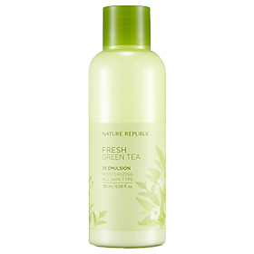 Sữa Dưỡng Tinh Chất Trà Xanh Nature Republic Fresh Green Tea 70 Emulsion (180ml)