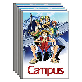 Lốc 5 Vở Ô Ly Campus B5 One Piece Legend - NB-BOPL200 (200 Trang) 