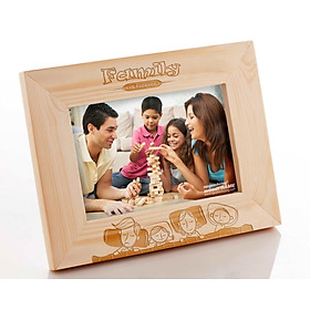 Khung Hình Khắc Laser Gia Đình (13x18cm) - Mẫu 02
