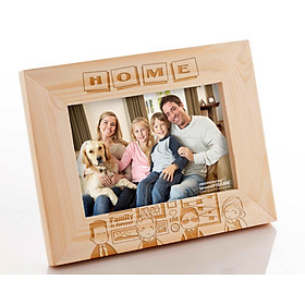 Khung Hình Khắc Laser Gia Đình (13x18cm) - Mẫu 03