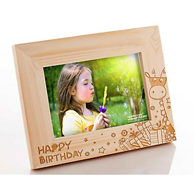 Khung Hình Khắc Laser Sinh Nhật (13x18cm) - Mẫu 01