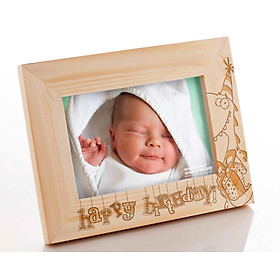 Khung Hình Khắc Laser Sinh Nhật (13x18cm) - Mẫu 09