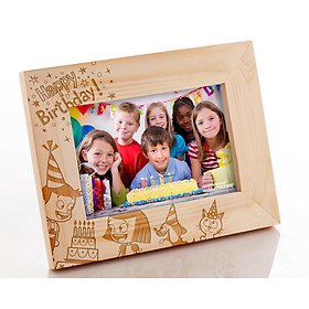 Khung Hình Khắc Laser Sinh Nhật (13x18cm) - Mẫu 11
