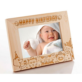 Khung Hình Khắc Laser Sinh Nhật (13x18cm) - Mẫu 12