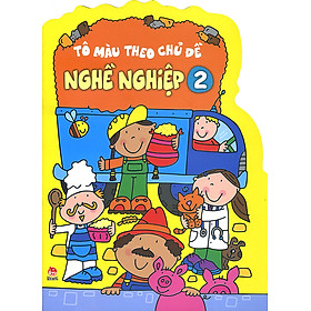 Download sách Tô Màu Theo Chủ Đề - Nghề Nghiệp (Tập 2)