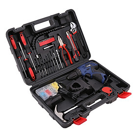 Bộ khoan vặn vít không dây nikawa NK-F91B 91 chi tiết