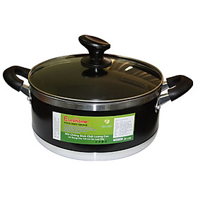 Nồi canh hợp kim nhôm Eurohome viền bạc, đáy từ, 26cm ESP037 (ESP-037)