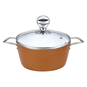 Nồi Phủ Sứ An Toàn Honey’S HO-AP2C242 - 24 cm