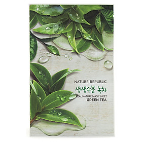 Mặt Nạ Đắp Từ Trà Xanh Nature Republic Real Nature Green Tea Mask Sheet