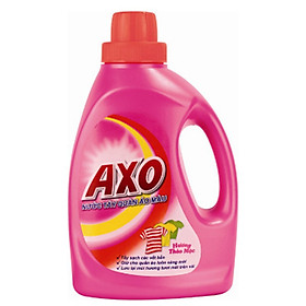 Nước Tẩy Quần Áo Màu Axo Hồng Hương Hoa Đào Chai 800ml